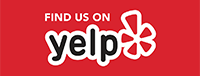 find us on yelp button